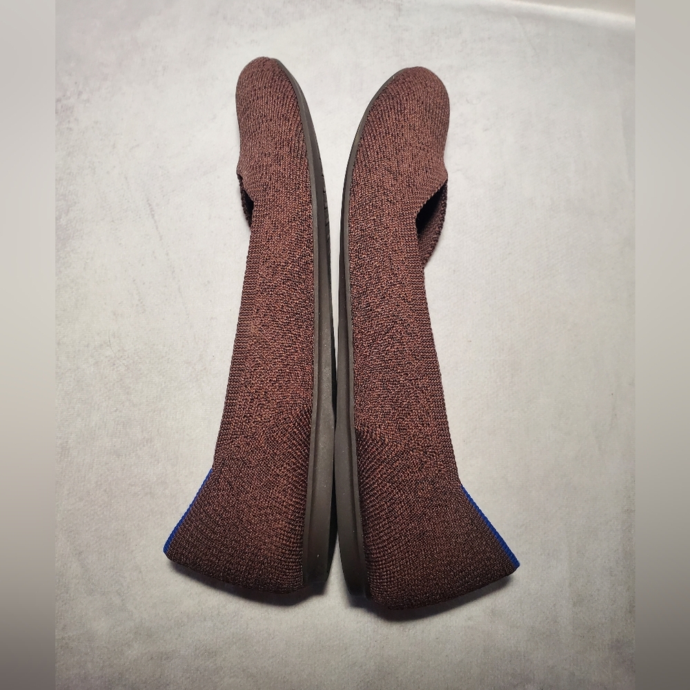 Rothy’s The Flat Women's Truffle Python Round Toe… - image 6